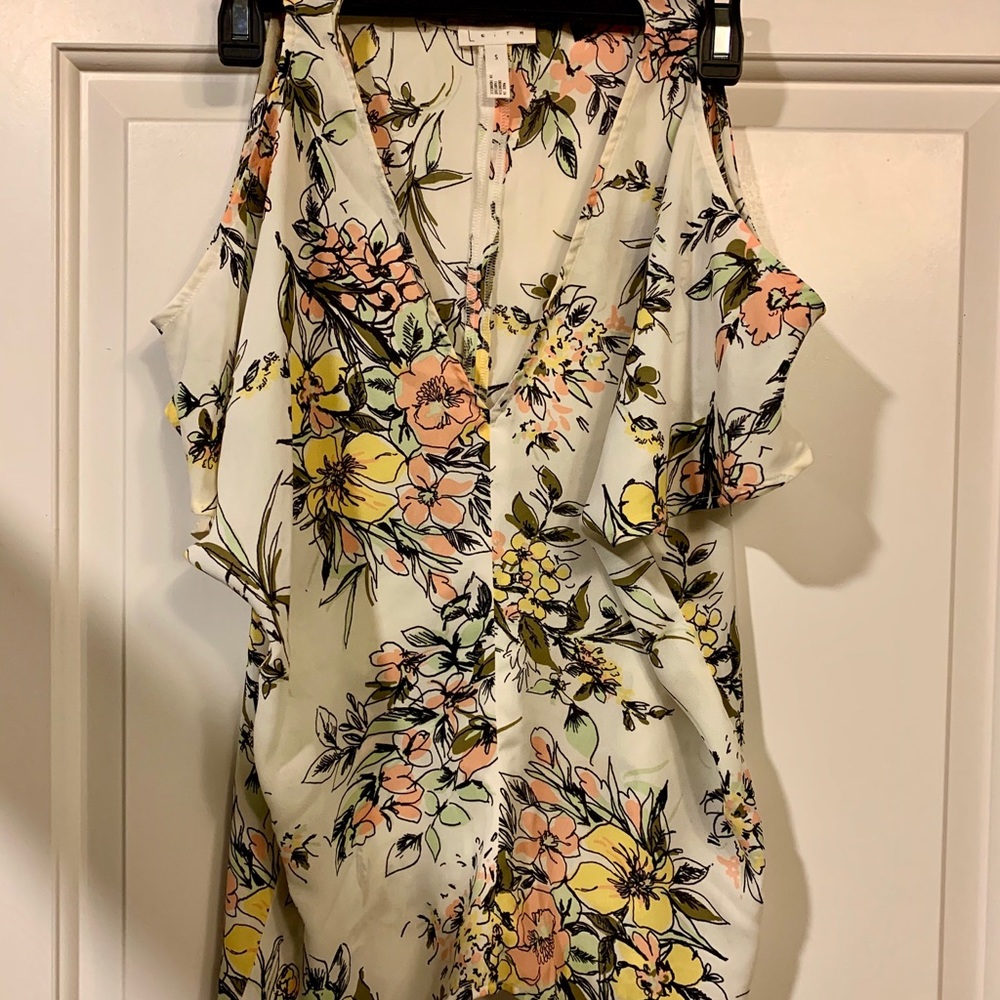 Leith cold shoulder top